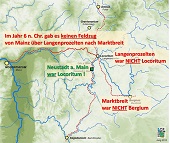Die Römer zogen 6 n. Chr. bei Langenprozelten nicht über den Main!